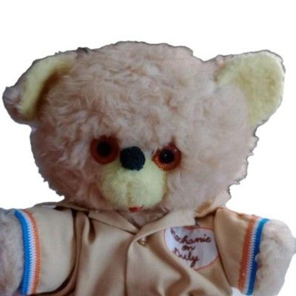 Vintage Teddy Bear 16" Plush Stuffed ANIMAL PLAYLAND A&L Brooklyn New York RARE